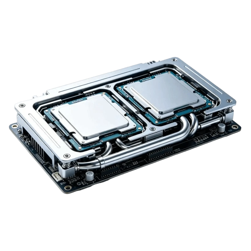 Dual-CPU-integrierte Fl&uuml;ssigkeitsk&uuml;hlungsmodul