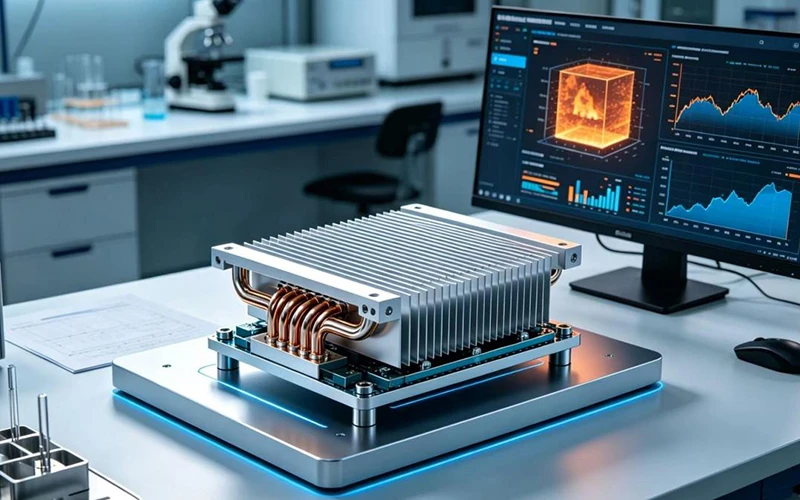 Zweij&auml;hrige Forschungs- und Entwicklungsgeschichte eines ultrad&uuml;nnen Verbund-W&auml;rmerohrmoduls, ma&szlig;geschneidert f&uuml;r kompakte industrielle Stromversorgungsanlagen.